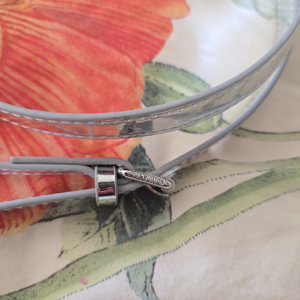 Silver Mirror Purse Crossbody Strap - Picture 4 of 7